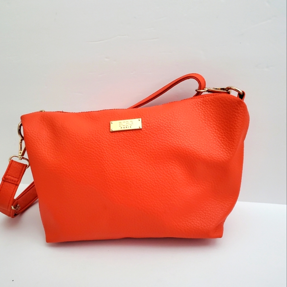 BCBG PARIS Purse, bcbg Handbag, Bcbg Crossbody, Paris Shoulder Bag, Orange Bag